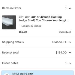 3 Floating Shelves