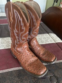 Original Roper Western Ostrich Boots Size 7 OBO