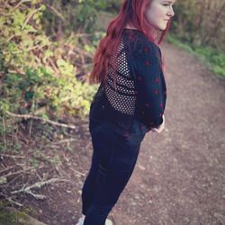 Heartbreaker Mesh Back Top - Size M