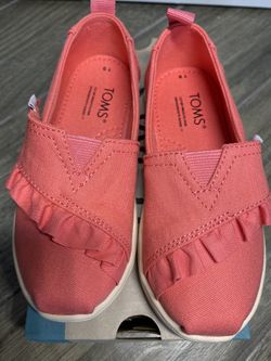 NEW Toddler Kids Shoe  Size 9 Toms Pink 
