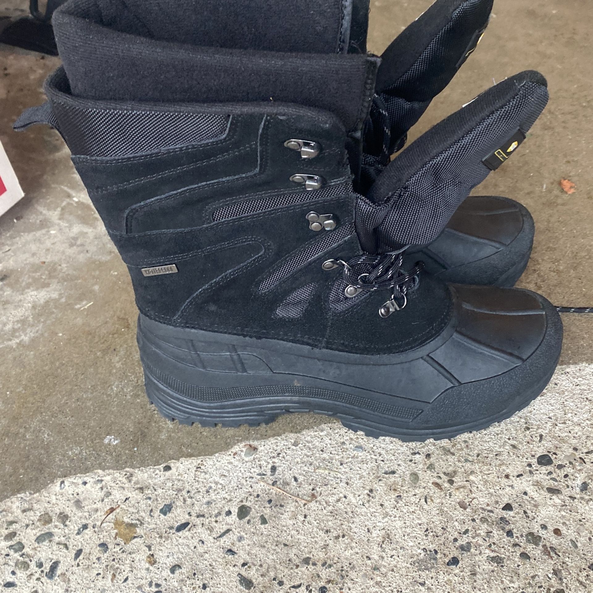 Snow Boots Arctic Shield Black Size 12