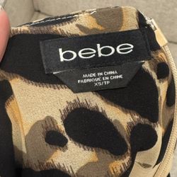 Bebe Animal Print Skirt Size XS