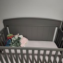 Crib With Toddler Rail Attachment 