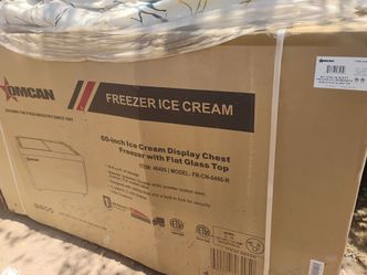 Omcan ice cream freezer