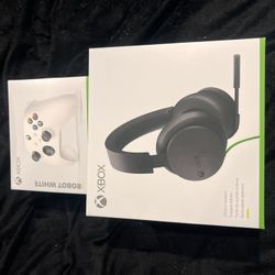 Xbox Headset And Controller 