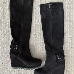 Women’s Prada Suede Black Boots Size 6