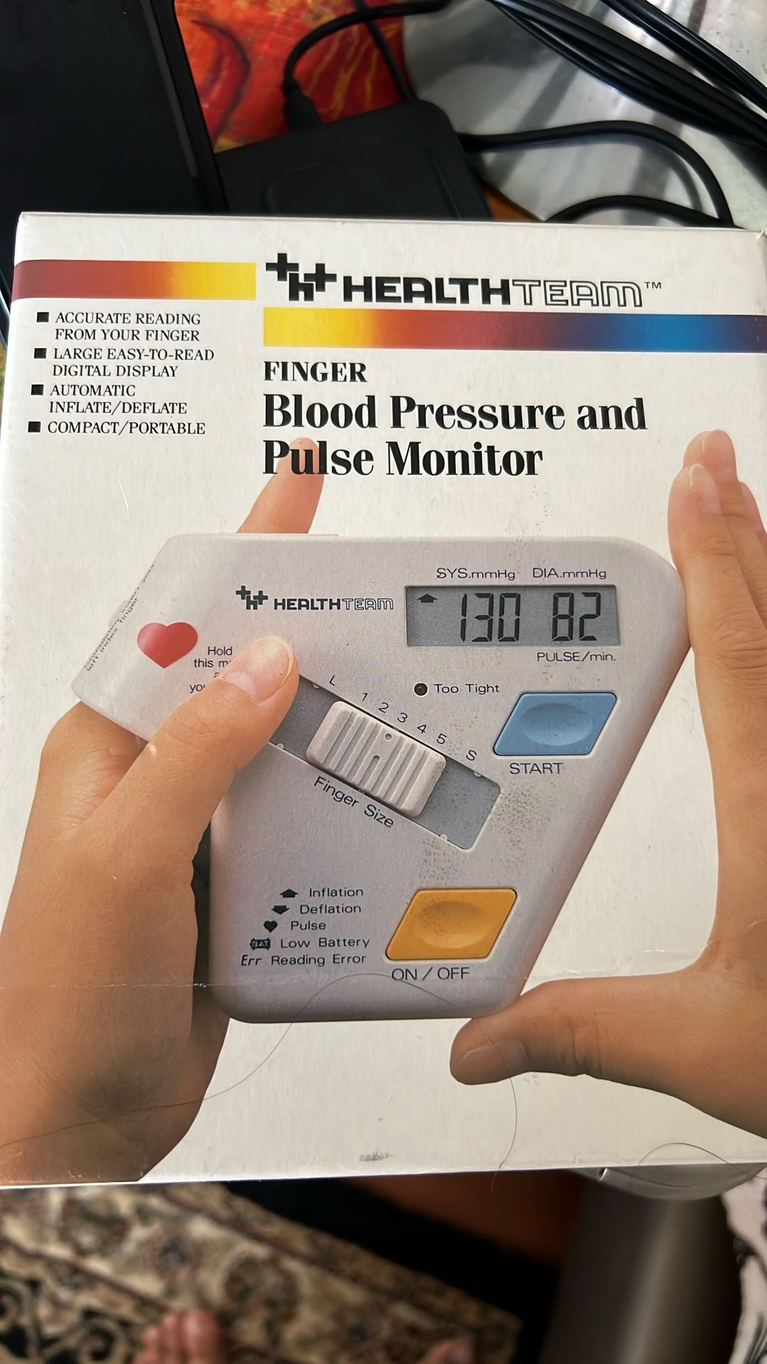 Blood Pressure And Pulse Monitor 