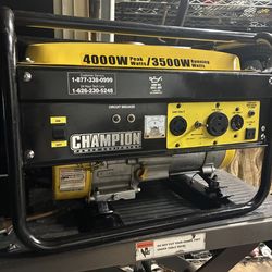 Champion 3500 watt generator
