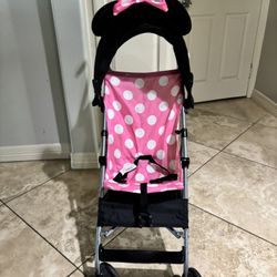 Folding Minnie Mouse Stroller