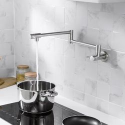 WALL MOUNTED POT FILLER FAUCET