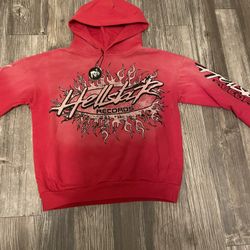 Hellstar Hoodie Red Size Small Brand New