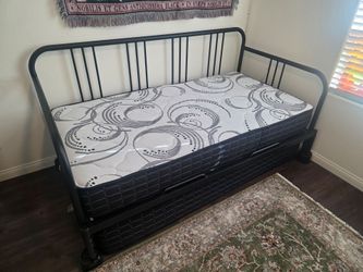 IKEA Trundle Daybed with Upgraded Mattresses