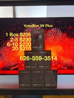 Vsee box V6 Plus new sealed 1 year warranty v see box superbox super box