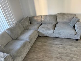 Gray couches