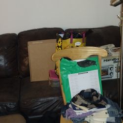 5 Feet Real Leather Couch 
