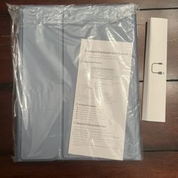 Harvopu Compatible For IPad 11th 10th Generation Case With Keyboard, Folio Cover With Pencil Holder, Multi-Touch Trackpad, 7 Color Backlit, Detachable