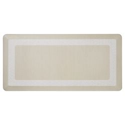 Vinyl Anti Fatigue Kitchen Mat, Beige 42" x 20"