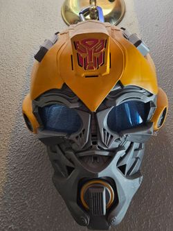 Talking bumblebee helmet used