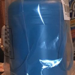 Blue Neon Water Bottle (7.5” High & 18 Fl Oz)