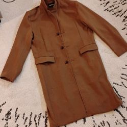 ChouYatou Men's Winter Casual Single Breasted Long Wool Coat Formal Office Wool Overcoat (Large, Khaki), 444"L
Fabric: 30% Wool, 70% Polyester, Lining