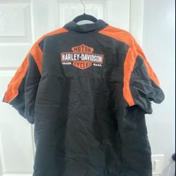 Harley Davidson Button Up 