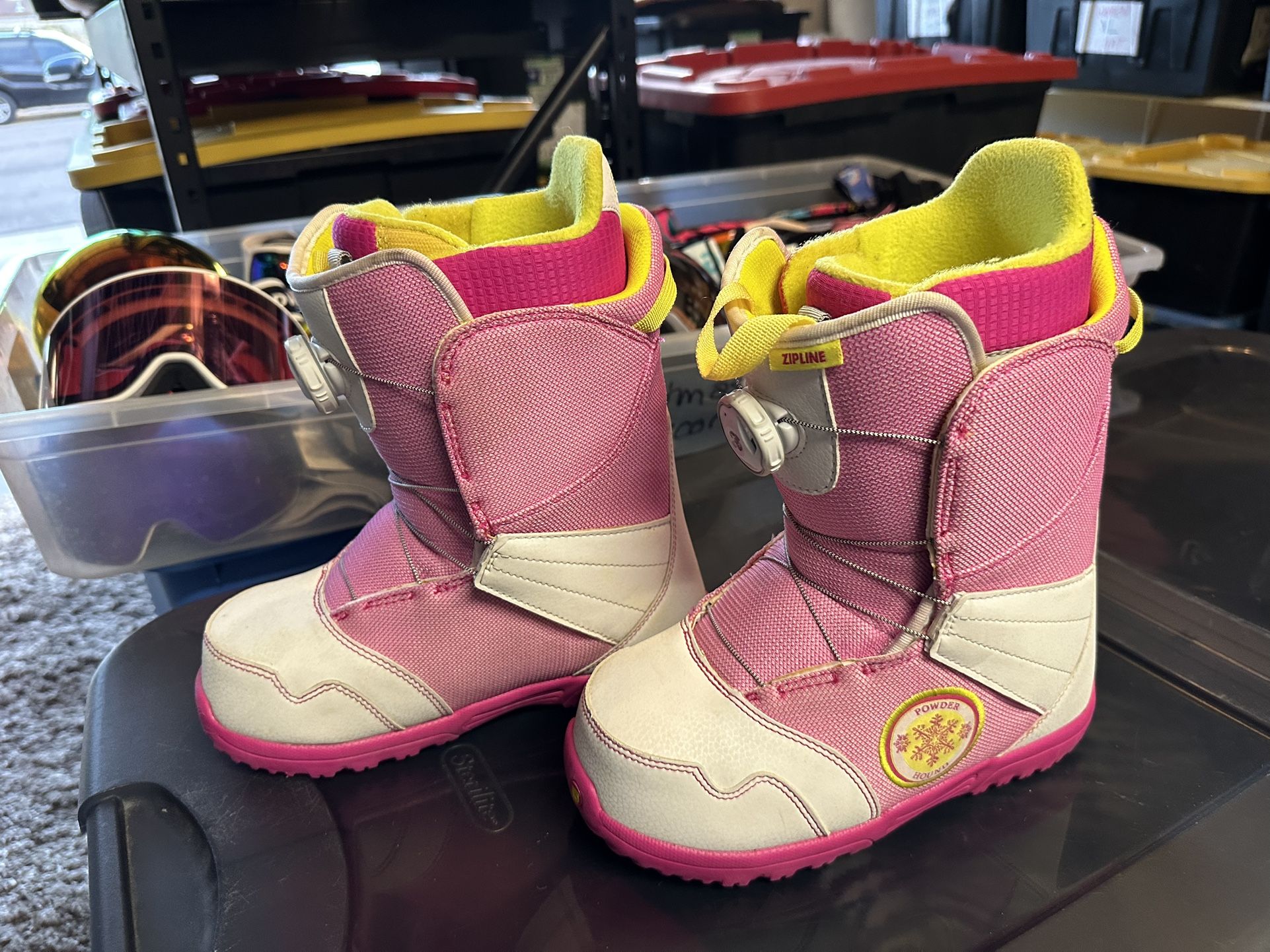 Burton ZipLine Boa Girls Snowboard Boots Size 4/5 – Also Sell Snowboards/Goggles/Helmet/Ski Mask/Bib/Coat/