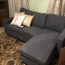 Dark Gray Modern Sectional Sofa