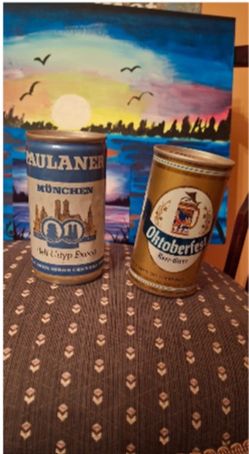 Vintage Beer Cans/Collectible: Octoberfest & Paulaner