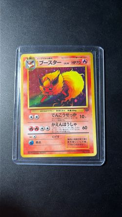 Japanese Flareon Holo Pokemon Card No. 136