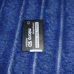 120gb Sony PSP Memory Stick Memory Card (Micro SD + Pro Duo Adapter)