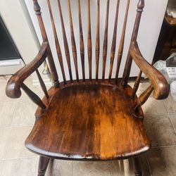$REDU$ED Oak rocking chair