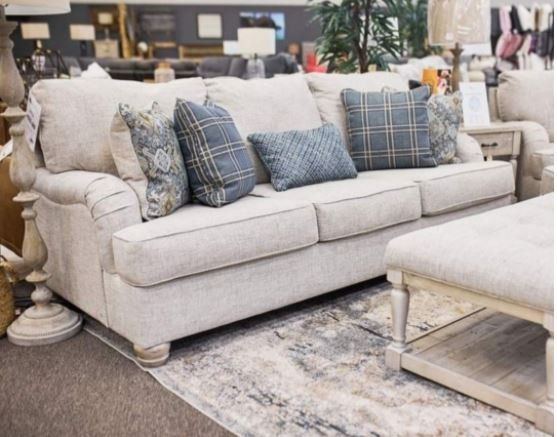 Traemore Linen Sofa by Ashley Same day Delivery for Sale in Santa