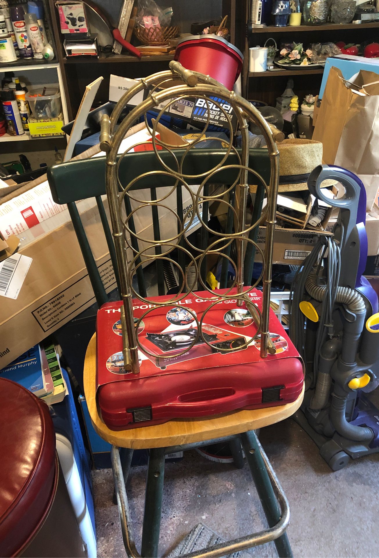 Brass Wine Rack
