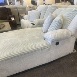 Costumize Reclining Fabric Sectional Couch Set Color Options 👉 PLEASE ASK FOR JON GREEN WHEN YOU ARRIVE!