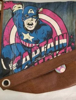 Marvel Captain America Messenger bag, School Shoulder Bag.