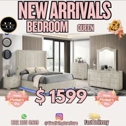 Bedroom Set 5pc Queen 🥰🥳🔥