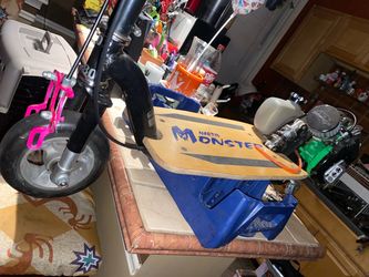 Martin Monster Goped sport suspension front fork and rear frame hard tire Rare Brand new 30+ years old shelf queen