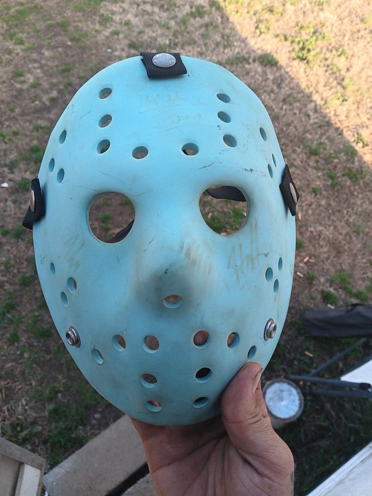 Jason Voorhees NECA mask SIGNED