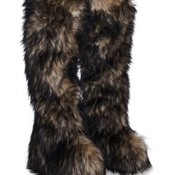 Faux Fur Boots By Dolls Kill Women’s Size9