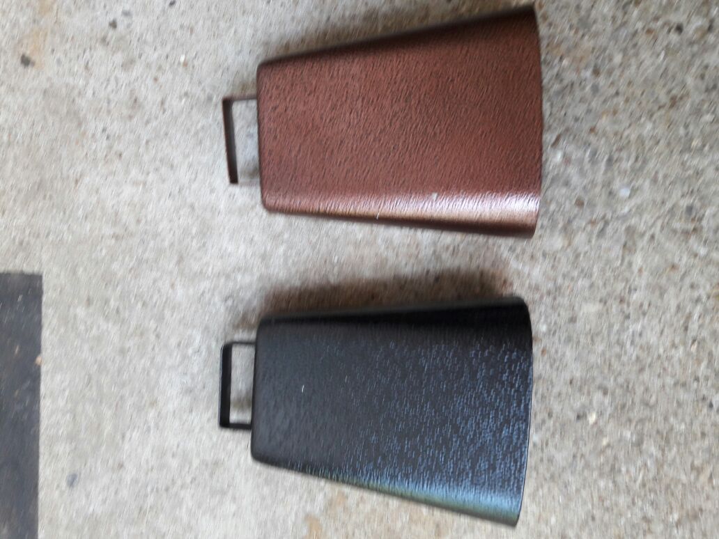 Cow bell chose black or gold 15.00 each see our other items