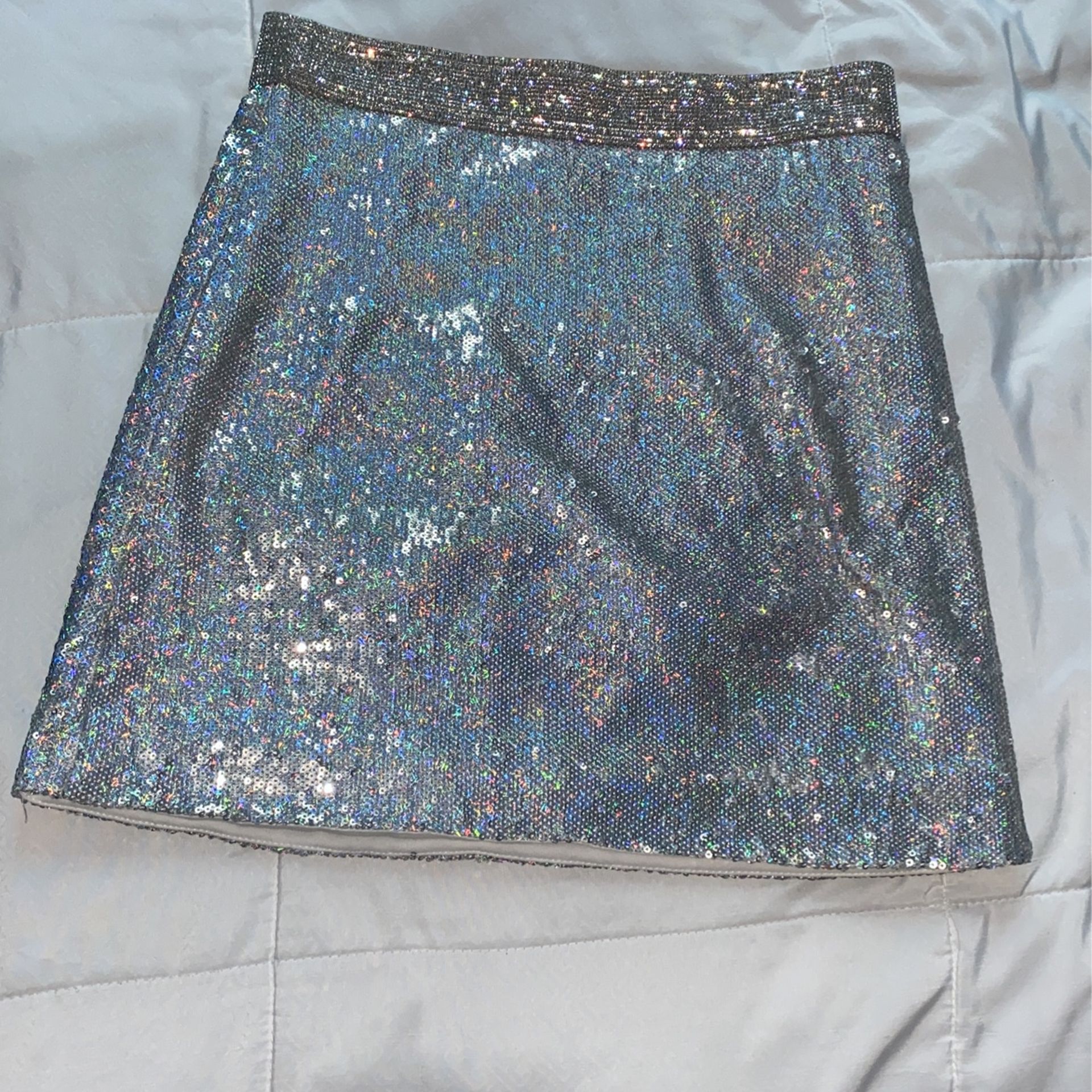 sequin skirt
