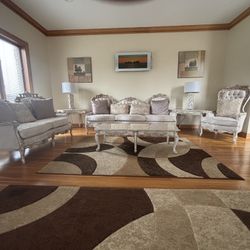 Elegant 8-piece classic living Room Set 