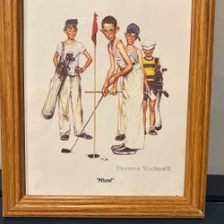 Norman Rockwell Print “Missed”