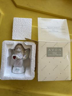 Precious Moments Avon Fine Collectibles July Simulated Ruby Ornament Christmas Xmas