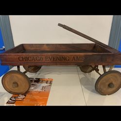 1920’s Antique Newspaper Cart