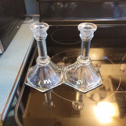 Glass Candle Holders