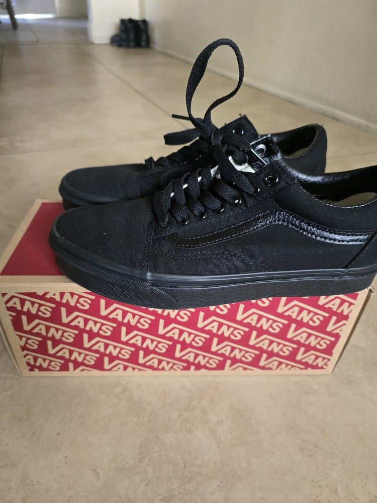 Vans Black Women Size 8