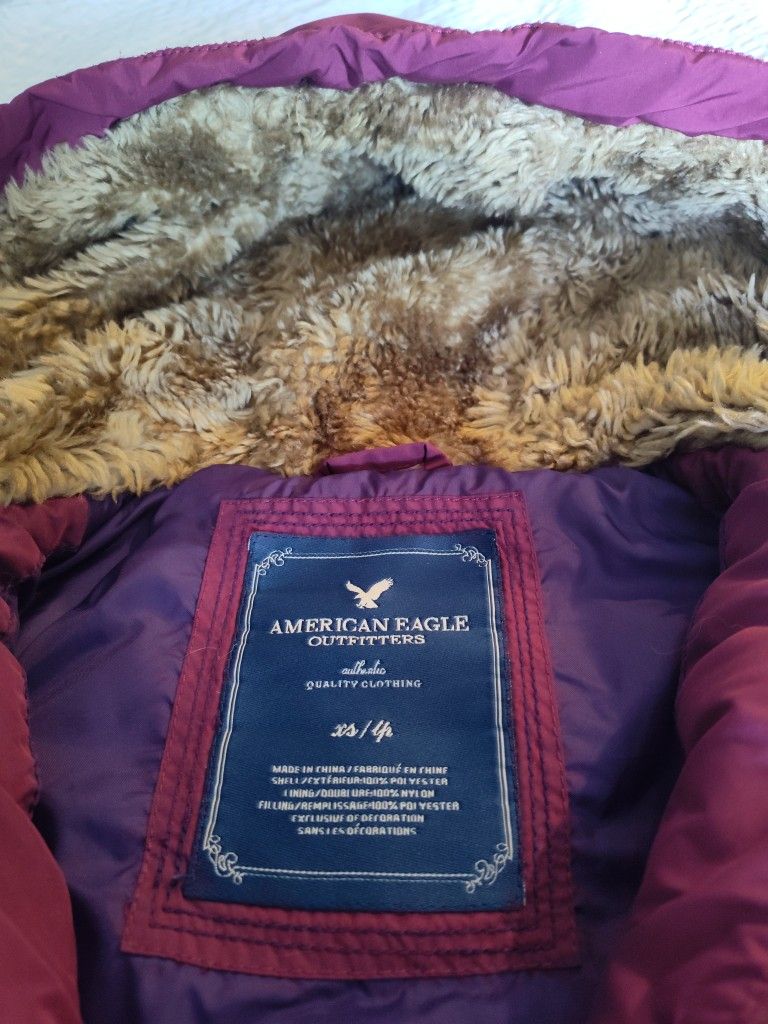 American Eagle Puffer Jacket Vest XS