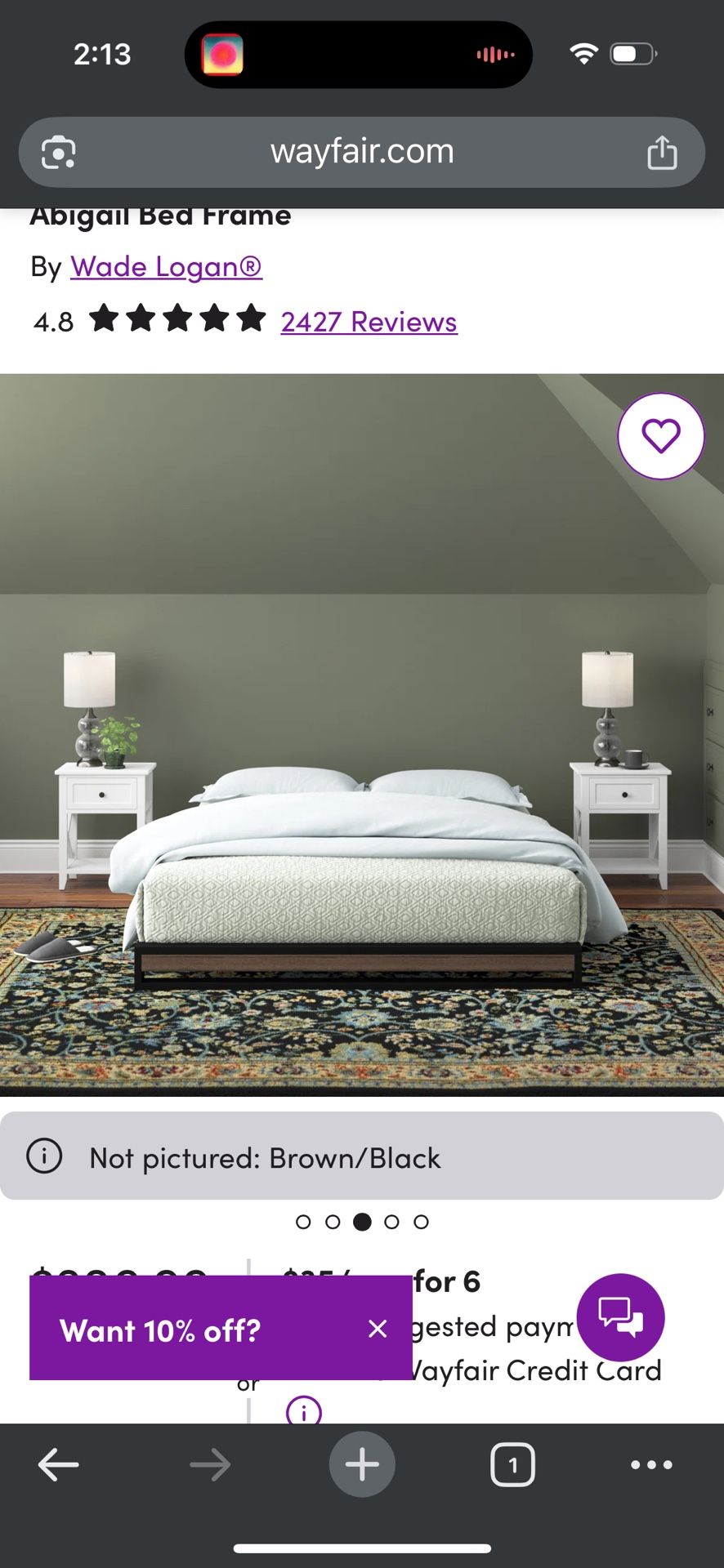 Bed frame Platform Bed 