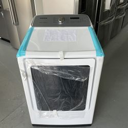 Samsung White Gas Steam Dryer - DVG50RW/A3